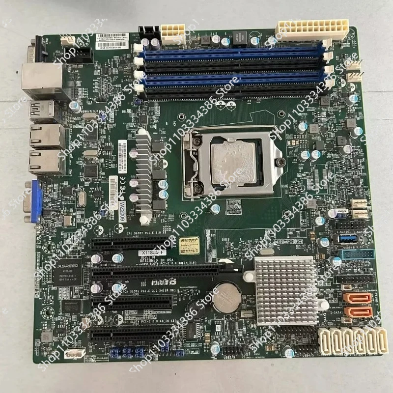 

E3-1200V5V6 1151 C236 Chip Dual Gigabit IPMI X11SSH-F X11SSM-F Motherboard,