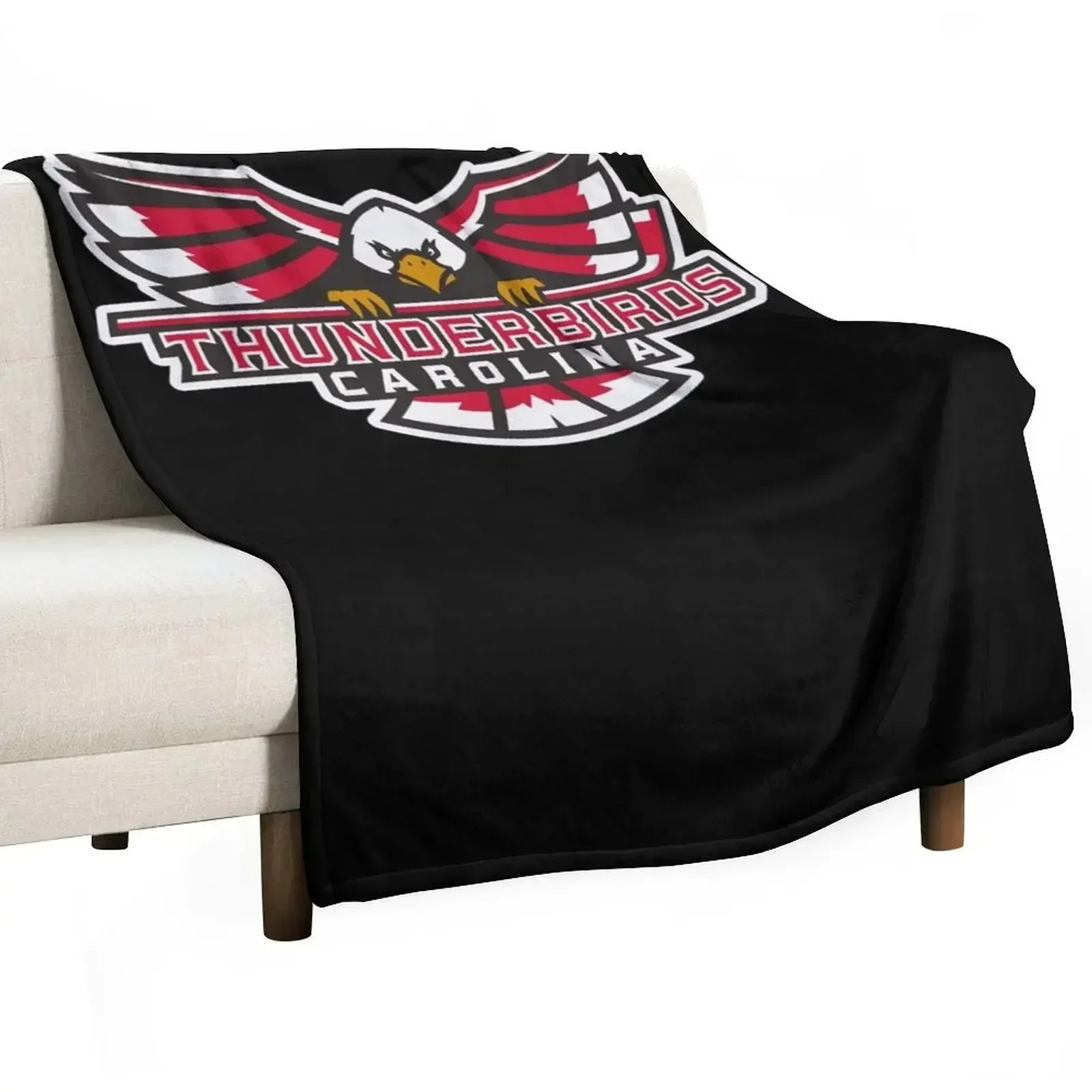 Carolina Thunderbirds Throw Blanket Travel wednesday Blankets