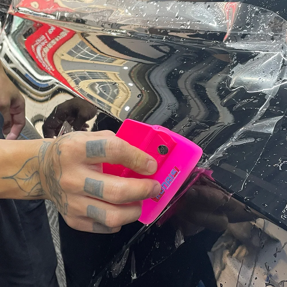KUNAISI New combination of PPF Squeegee Car Vinyl Tint Film Installation Tool Anti Scratch Rubber Scraper TPU Car Wrap Squeegee