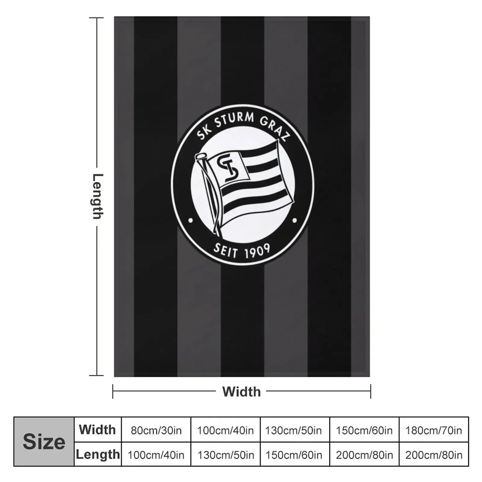 SK STURM GRAZ Inspired by 1997-1998 HOME kIt Throw Blanket Blankets For Bed Picnic Blankets