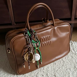 Fashion ins Series Multi-color Baseball Car Key Pendant Key Chain Cool Baseball Glove Bat Bag Trinket M Button Keychain Gift