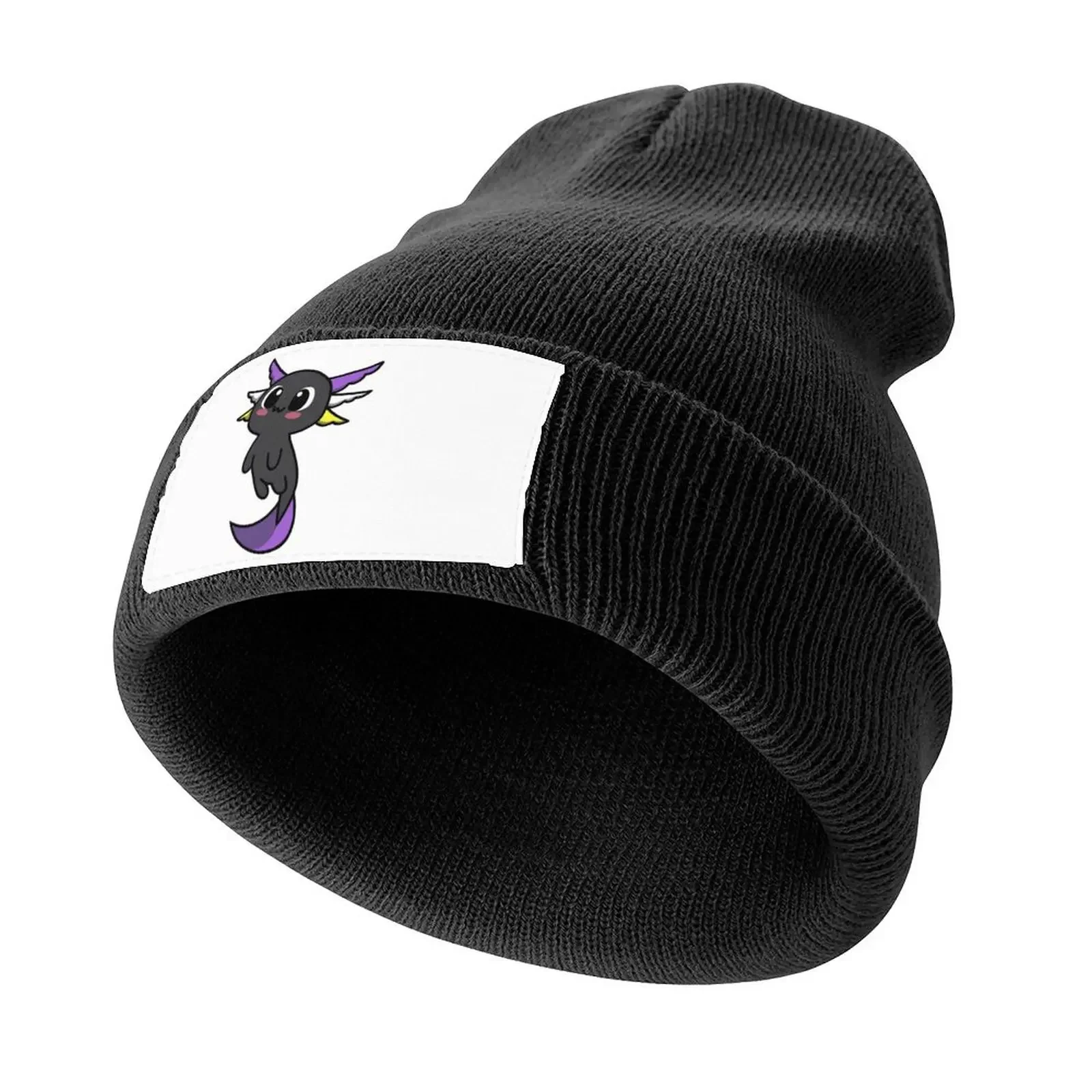 Pride Axolotl-Nonbinary Knitted Cap Beach Outing Brand Man cap Hood Sports Cap For Women 2025 Men's