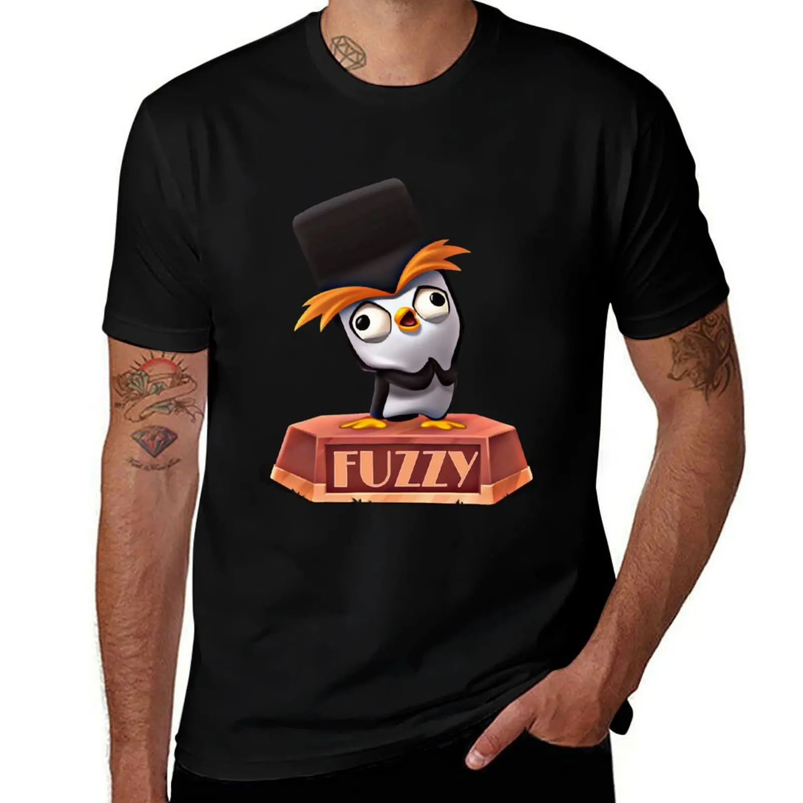 

People Call Me Fuzzy Zooba Battle Arena Royale Characters Gift For Movie Fans T-Shirt boys animal print T-shirt men