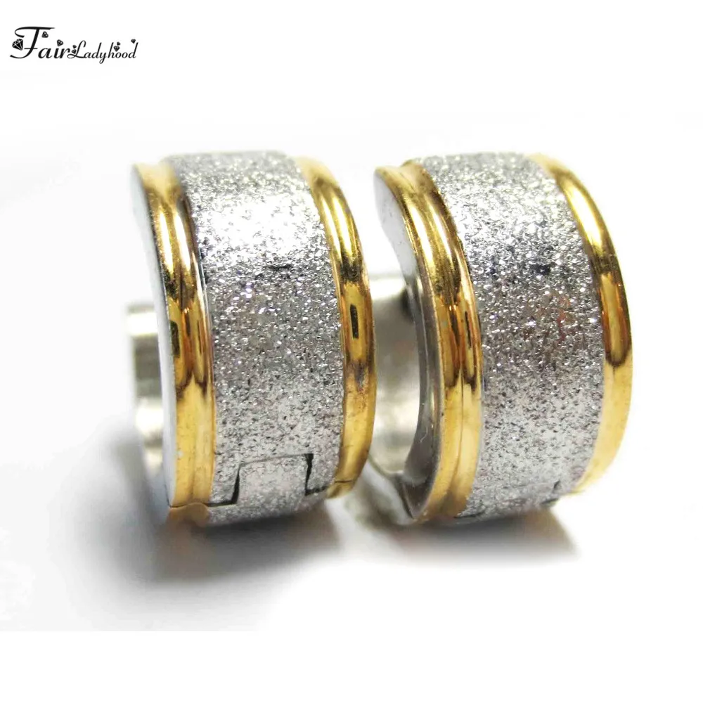 FairLadyHood  Stainless steel earrings for women earings fashion jewelry brincos boucle doreille femme pendientes mujer aretes