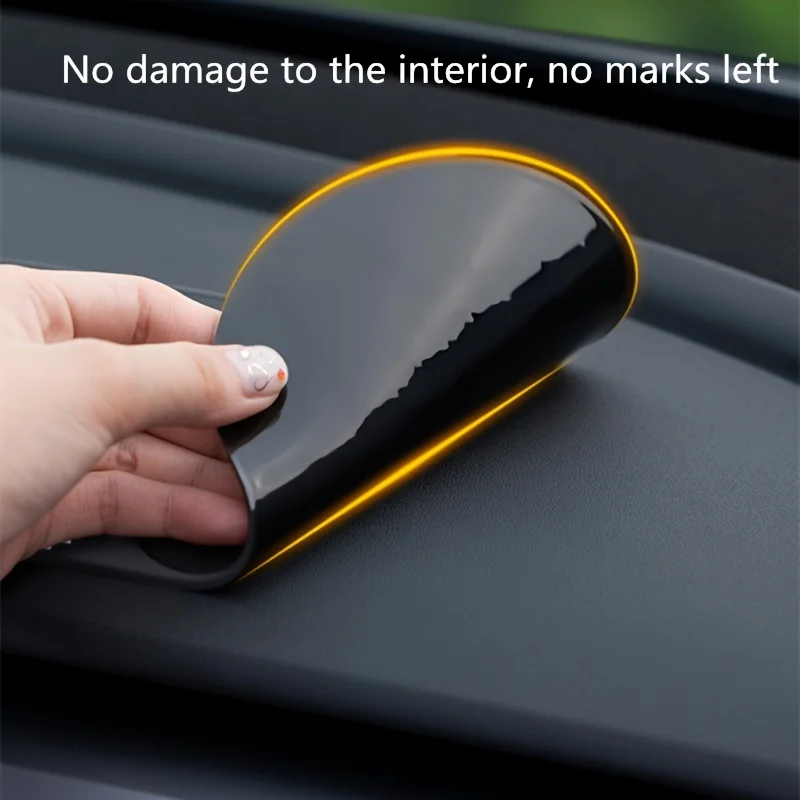 1pc Car Dashboard Non-Slip Sticky Mat, Phone, Key Holder, Non-Slip Mat, Anti-Slip Pad