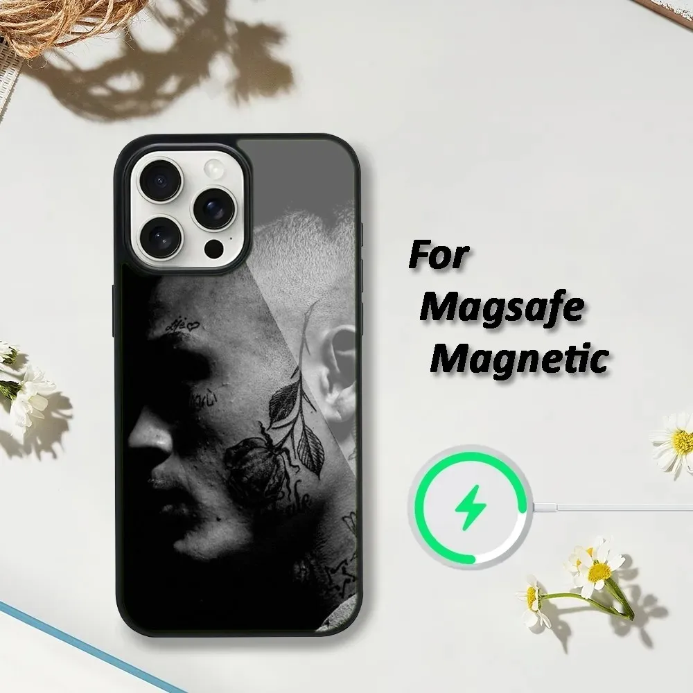 Rapper Lil S-Skies Phone Case For iPhone 16,15,14,13,12,11,Plus,Pro,Max,Mini Magsafe Magnetic Wireless Charging