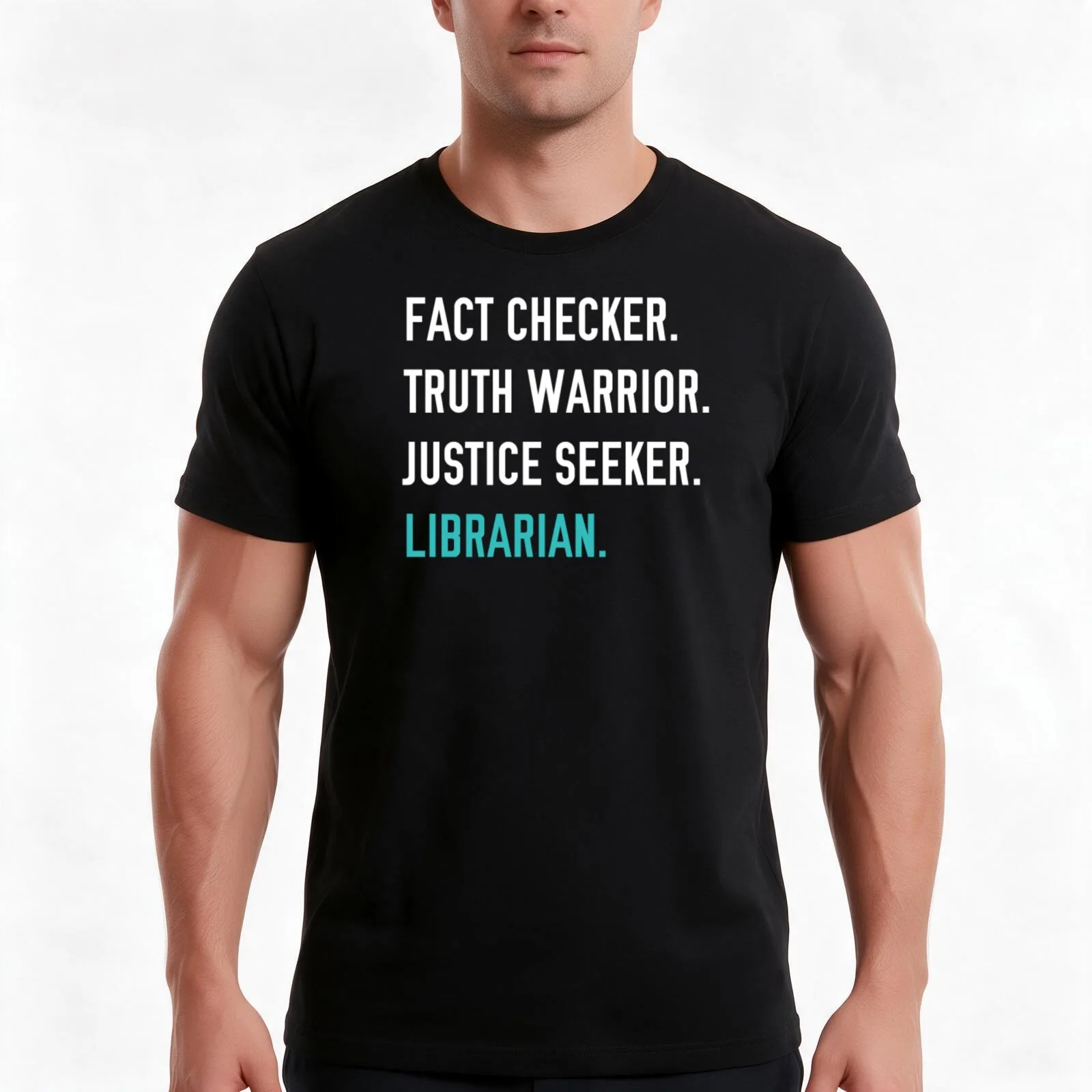 Fact Checker T-Shirt Summer Casual Cotton Tee Oversized Streetwear Tops Vintage Graphic Print Loose Fit Short Sleeve