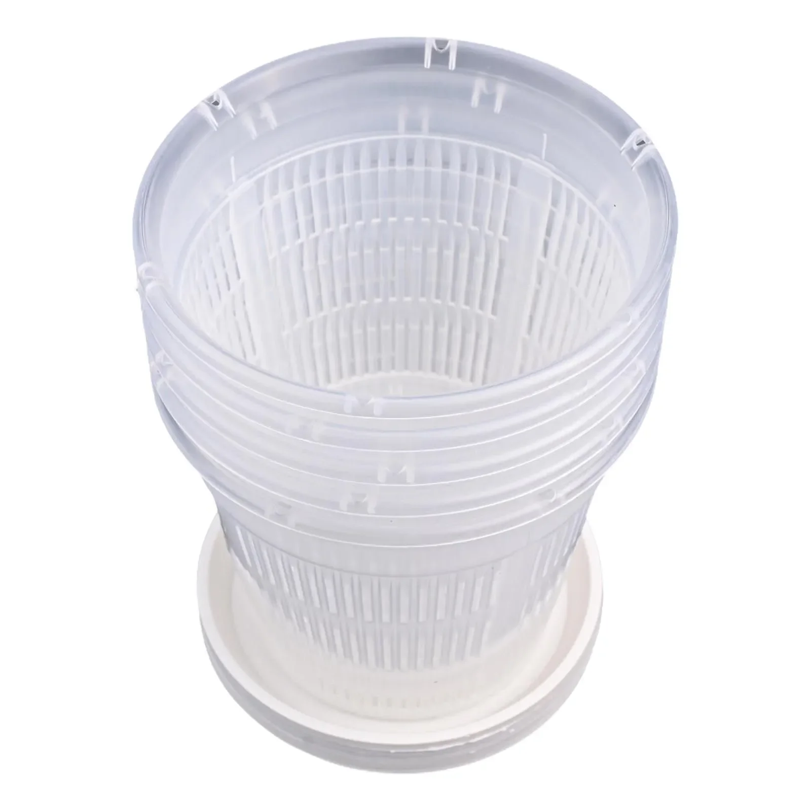 Clear Clear Flower Pot Indoor Plants Multiple Uses Outdoor Decor Stable Saucers Drainage Holes Good Air Circulation Indoor Decor