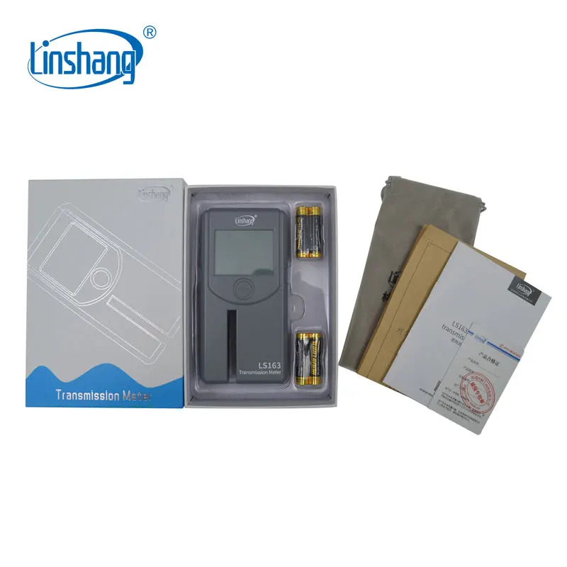 Linshang Window Film Transmission Meter for Measuring VLT, Infrared and UV Transmittance of Automotive Windshield, Glass LS163
