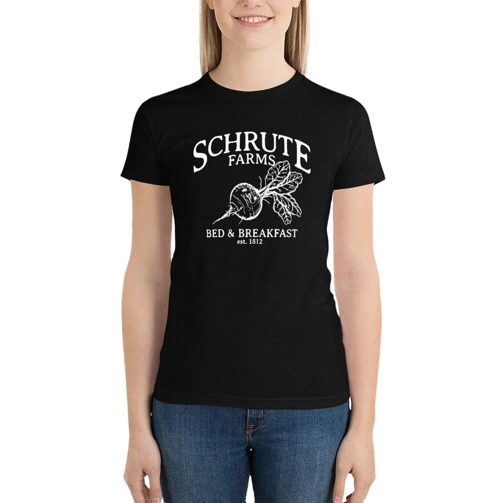 

The Office Schrute Farms T-Shirt vintage clothes shirts graphic tees t shirt for Women