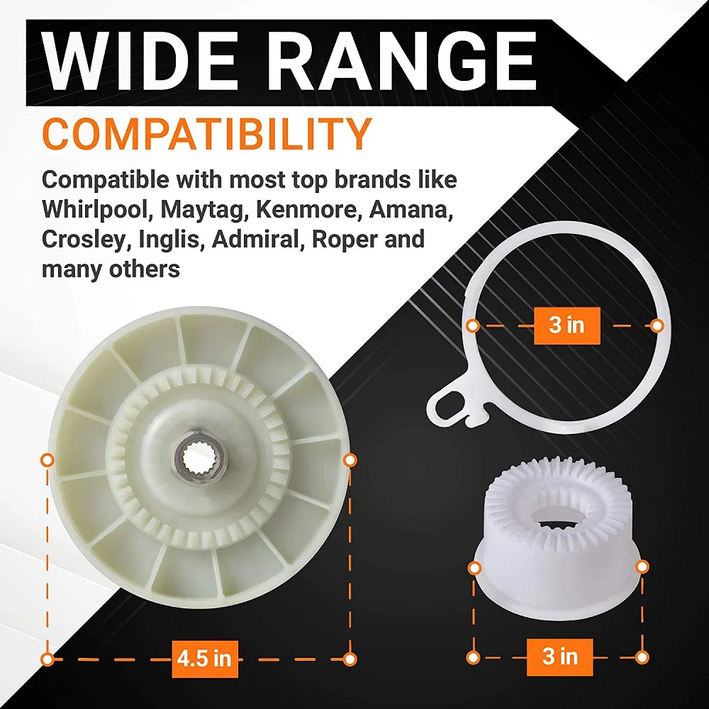 W10721967 Splutch Cam Kit compatible with Whirlpool & Kenmore Washers AP5951296 W10006356 W10315818 PS10057144 W10006352