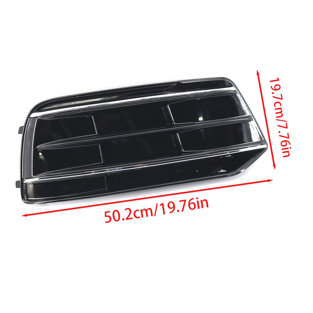 Front Bumper Lower Fog Light Grille Mesh Left Right 80A807679D 80A807680D Car Accessories For Audi Q5 2018 2019 2020