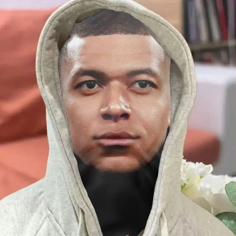 3D Printed Cristiano Ronaldo Funny Mask Cosplay Soccer Superstars Elastic Mesh Full Face Breathable Masks Balaclava Headcovers