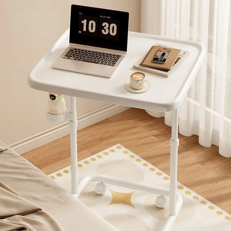 Adjustable Height Mobile Desk Office Table Perfect for Bedroom, Sofa Side Table Student Study Writing Easy to Move Modern Table