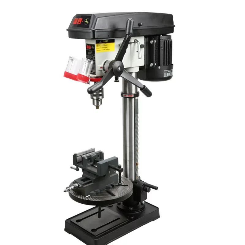 

Electric Bench Drill Machine Manual Tap Drilling Core Including Motor Gearbox Column Drilling Machine FS-L4116 750W