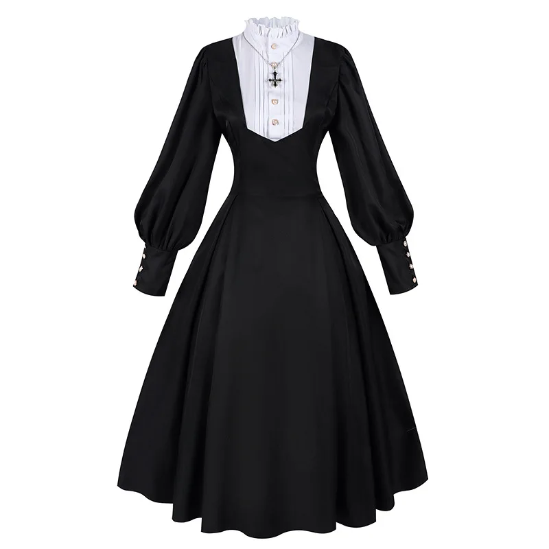 loween Cosplay Performance Easter Costume Jesus God Priest Suit Virgin Nun Stage Outfit Adult Par Theme Cultural Costumes