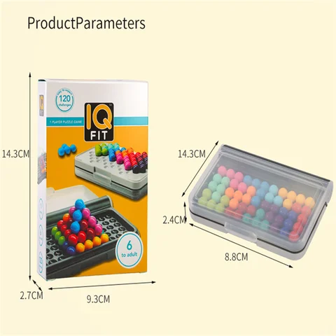 Desktop IQ Smart Magic Bead Battle Desktop Pusselspel Barnutmaningsleksak Hjärnbrinnande Tänkande Gör-det-själv-leksak Rymdbrädspel 10 best sales smartspel - №6
