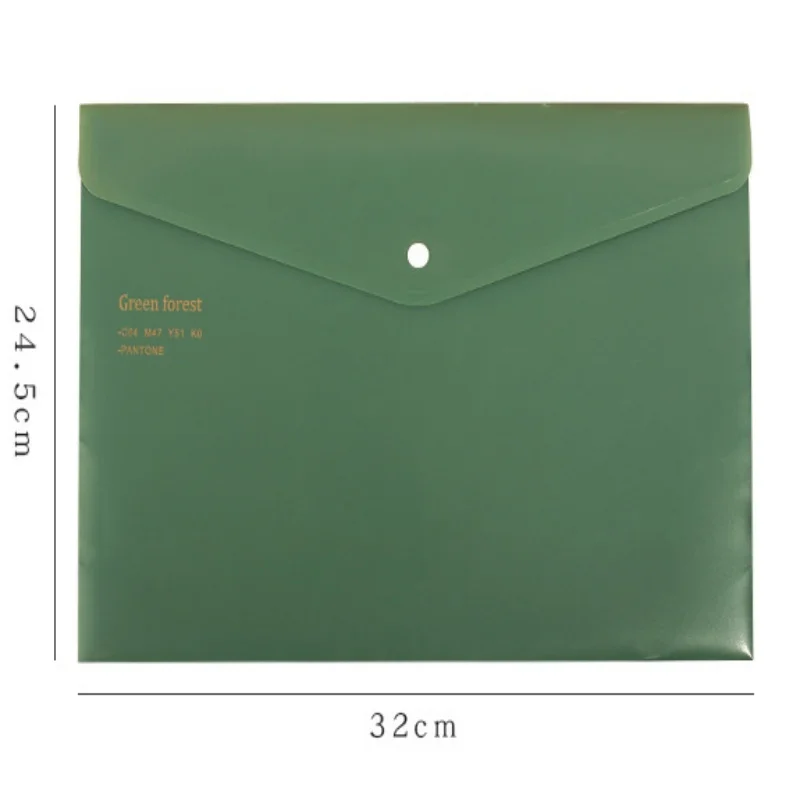 1pc a4 suporte de arquivo aleatório retro cor snap pasta saco de armazenamento assunto classificação saco de arquivo desktop organizador armazenamento de papel