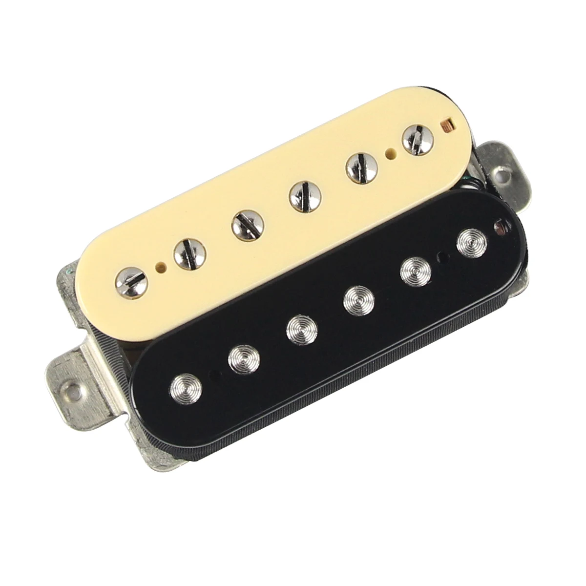 FLEOR 2pcs Zebra Electric Guitar Humbucker Pickups Set Ceramic Magnet 4-Wires