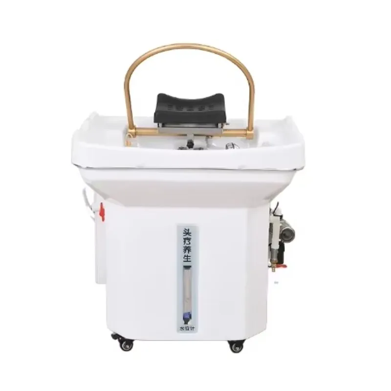 Plastic Luxury Shampoo Chair Salon Furniture Spa Storage Bathtub Shower Head Modern Design Suitable for Bathroom and Hotel Use