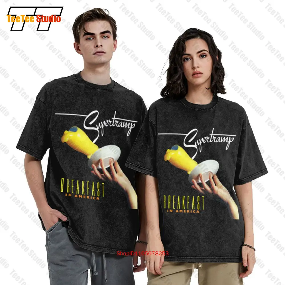 Supertramp Breakfast In America Rock Vintage Oversized T-Shirt 6KWK