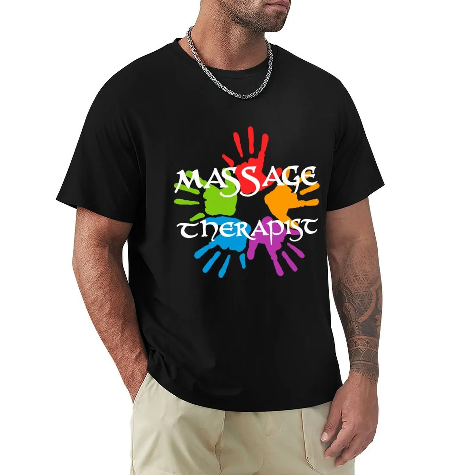 Massage Therapist T-Shirt baggy shirts graphic t shirt vintage for a boy t shirt men