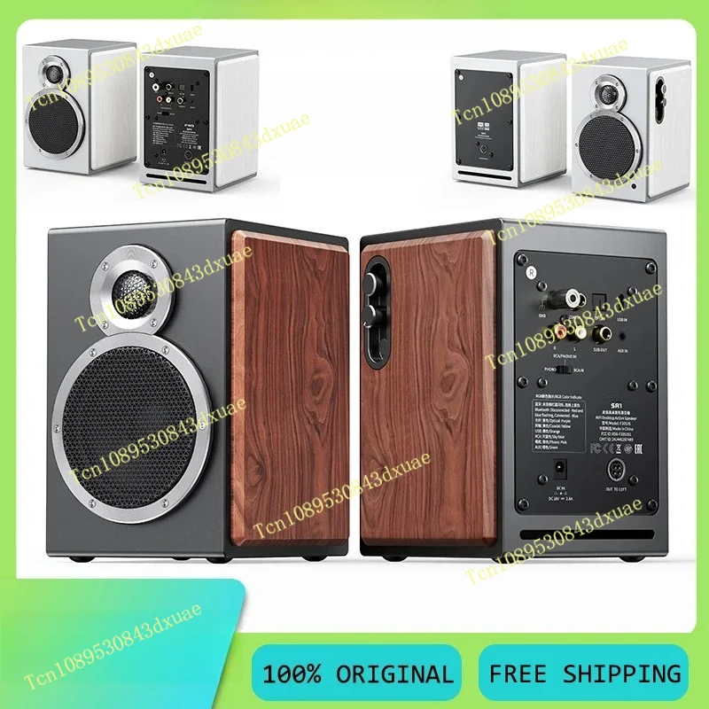 FiiO SA1 Desktop Active Speaker High Fidelity Support LDAC High-definition Bluetooth Encoding Monitor Speaker With Knob Custom