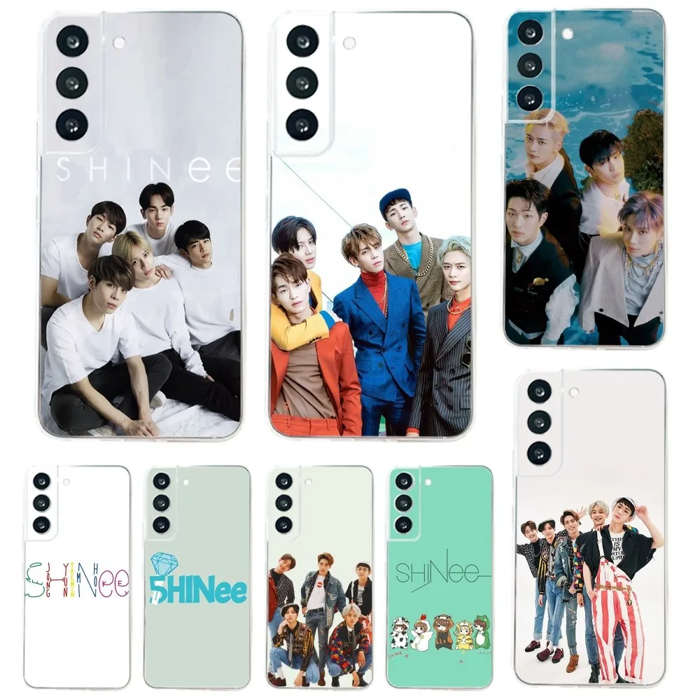 S-shinee-funda de teléfono Kpop de Corea para Samsung Galaxy A71,70,52,51,40,31,A50,30S,21S,Note20ultra, cubierta transparente