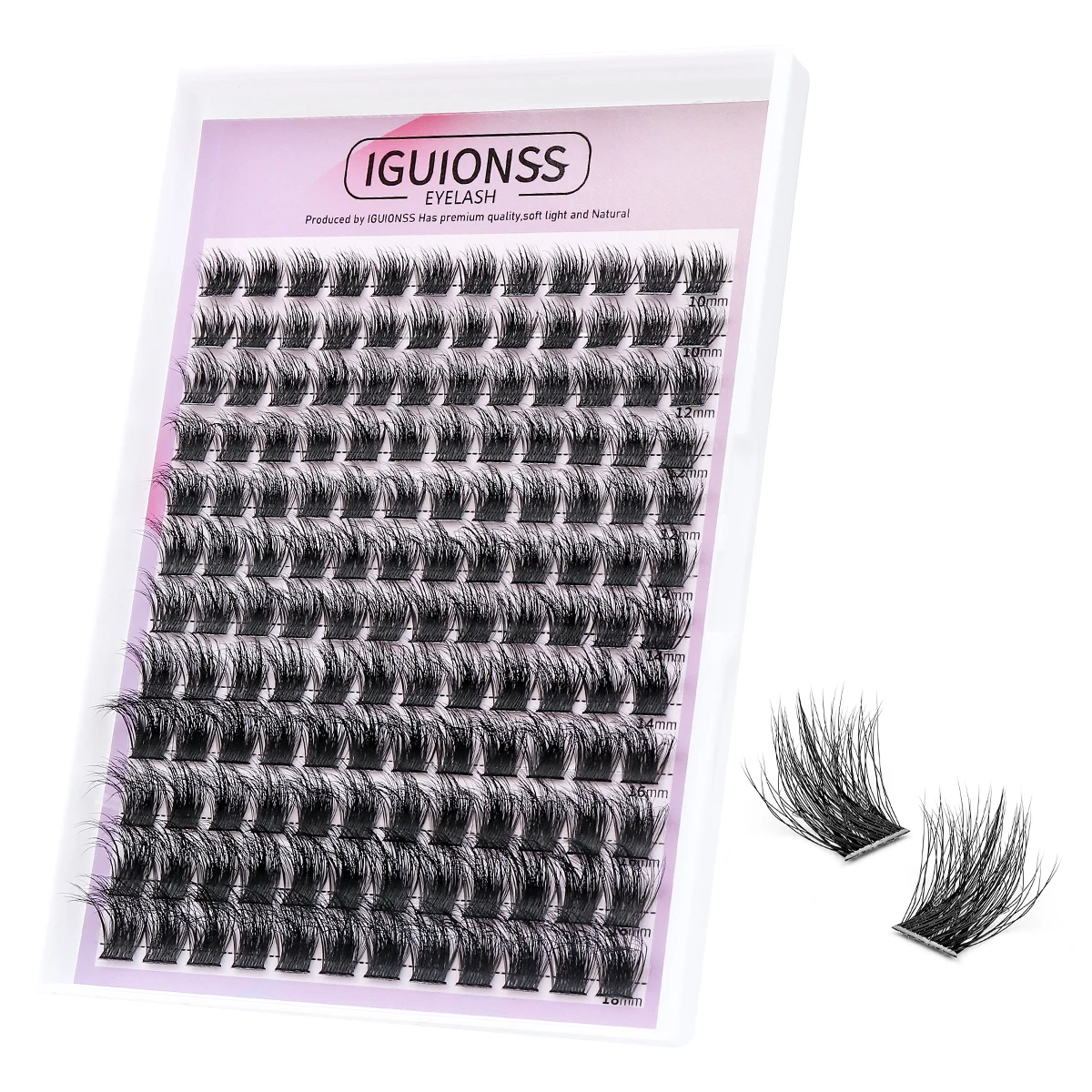 

144 clusters of single eyelashes K50-D Curl eyelash clusters soft, natural, thick eyelash clusters eyelash extensions DIY