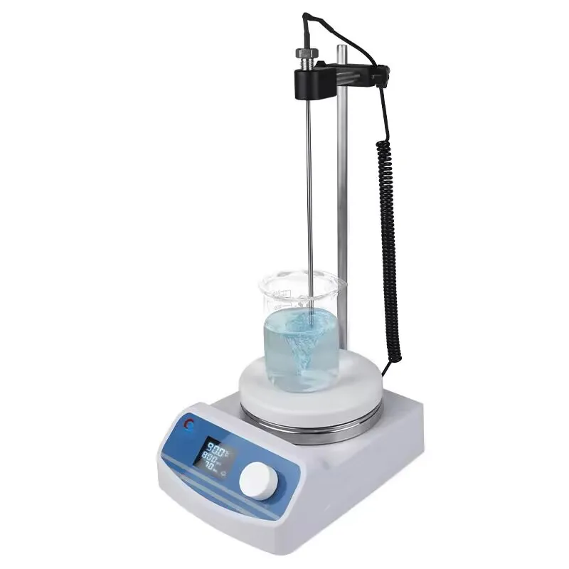 new design plastic magnetic stirrer with warmup lcd hot plate with stirrer electric stirrer laboratory mixer