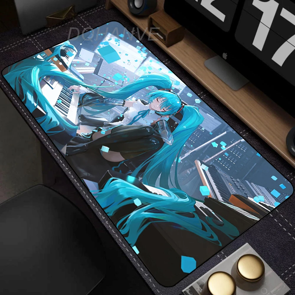 Kawaii Hatsune Anime Cute Small Mousepad Keyboard Mouse Pad Laptop Cushion Non-slip Deskpad Office Computer Keyboard Desk Mat