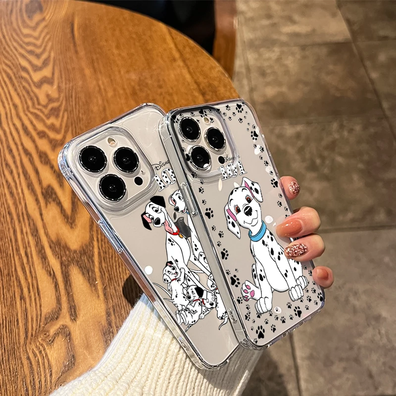 101 Dalmatians For Apple iPhone 15 14 13 12 11 Pro Max Mini XS Max X XR 7 8 Plus Silicone Transparent Phone Case Soft Coque Capa