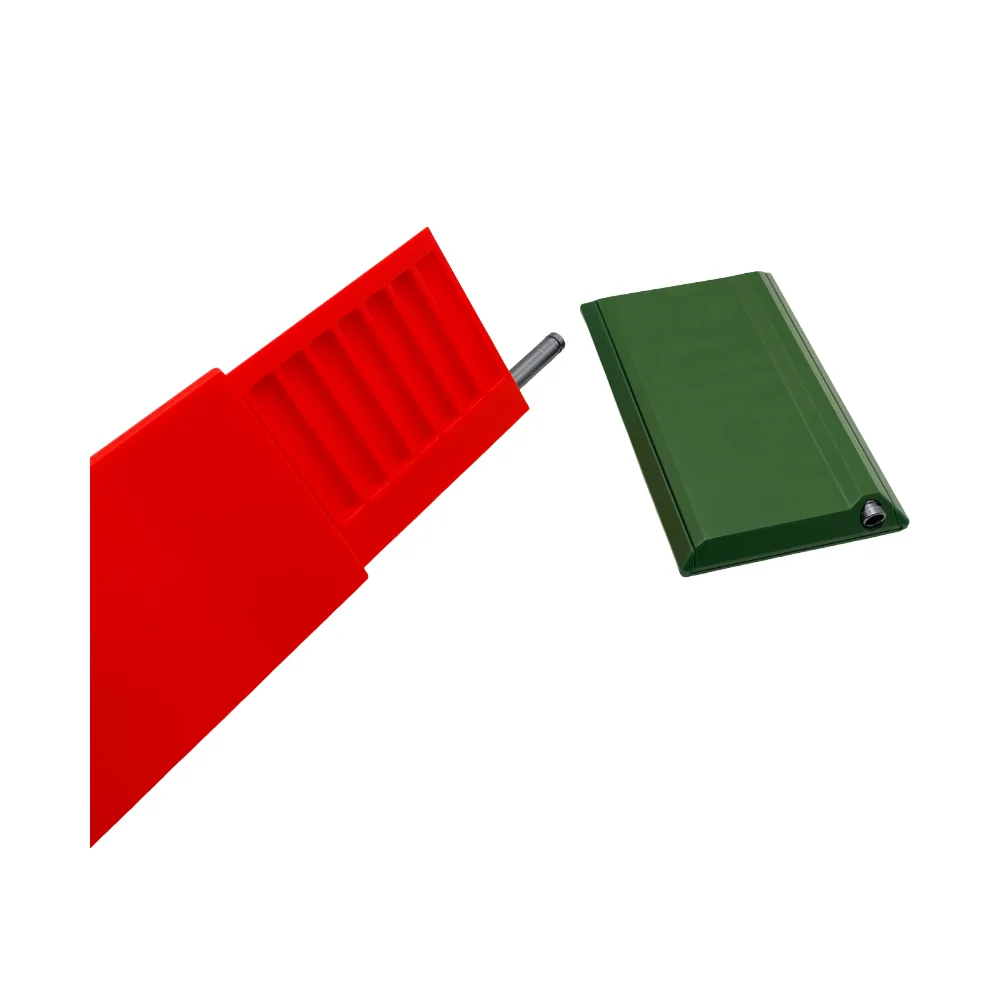 

8 Compartment Plastic Snuff Kit Container with Sild Lid in Plastic Straw Pocket Size Portable Storage Box