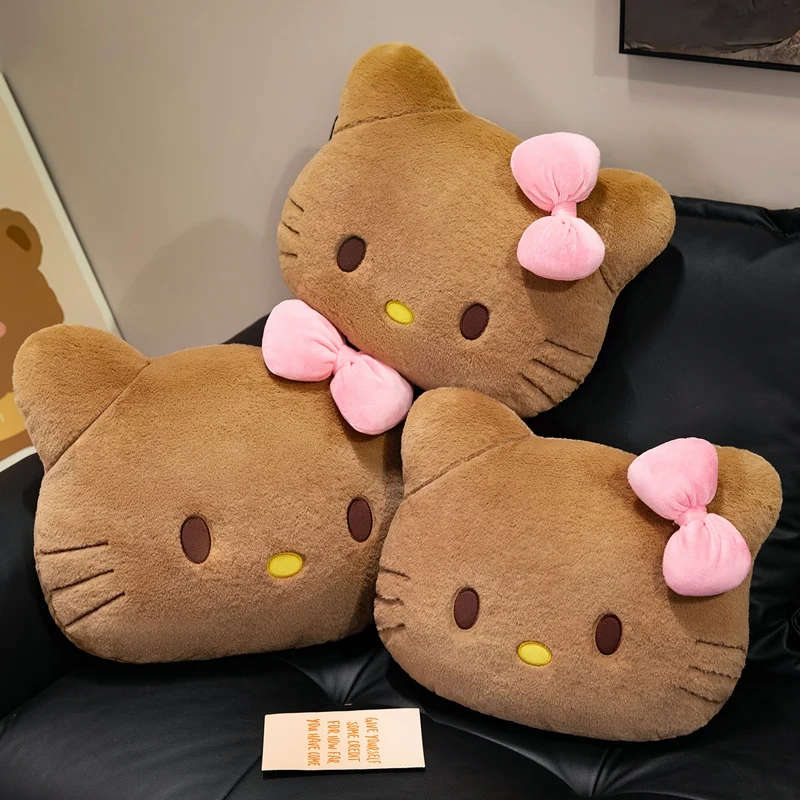 

Плюшевая игрушка Sanrio Hello Kitty, 38/46 см, подушка-подголовник, мягкая, уютная, для дивана, кровати, декоративная подушка, плюшевый подарок для детей