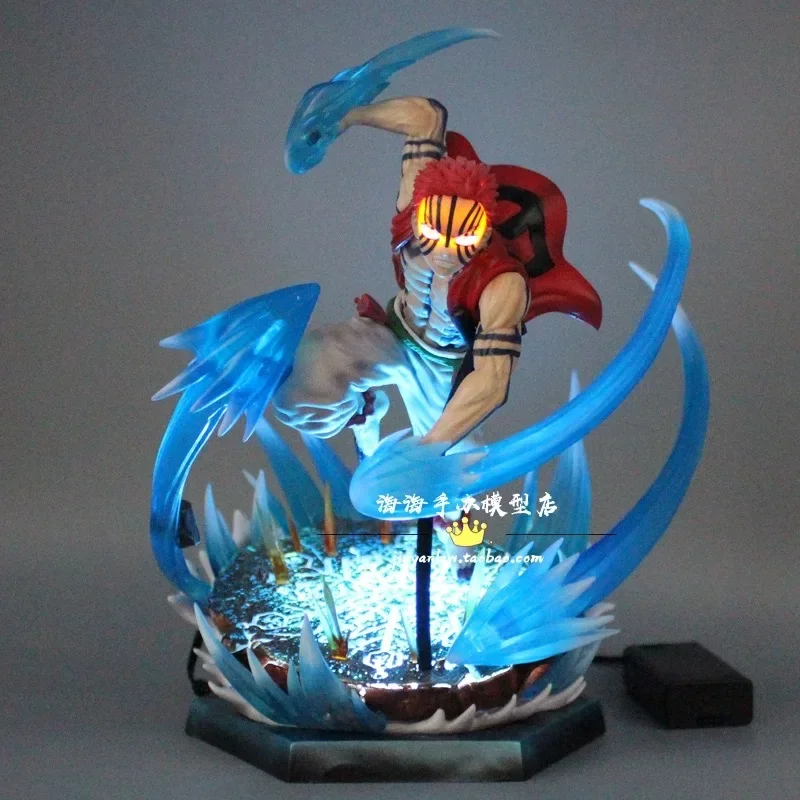 Anime Vechten Akaza Hakuji Figuur Decoratie GK Twaalf Kizuki Demon Slayer Akaza Action Figure Model PVC Collectible Ornament Speelgoed