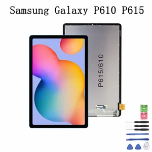 AAA + Kualitas untuk Samsung Galaxy Tab S6 Lite 10.4 P610 P615 P615N P617 Tampilan Layar LCD Rakitan Digitizer Sentuh Bagian 12 penjualan terbaik penggantian layar samsung s6 - №