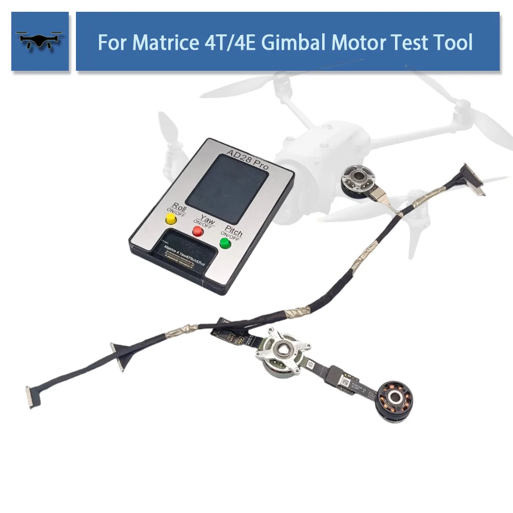 AD28 Pro Gimbal Motor Test Tool for DJI Matrice 4T/4E Gimbal Yaw/Roll/Pitch Motor Test Tool & Matrice 4T Cable PTZ Siganl Line