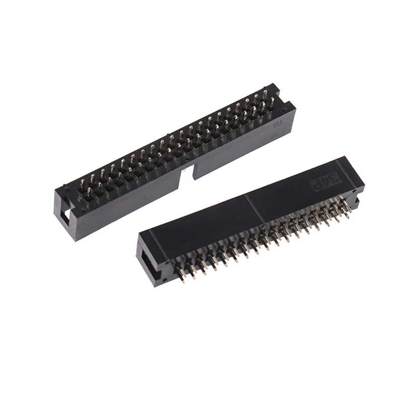 10PCS IDC Box Headers PCB Connector Double Row DC3 socket 2.54MM Pitch 6 8 10 12 14 16 18 20 24 26 30 34 40 50 64 Pin DC3 socket