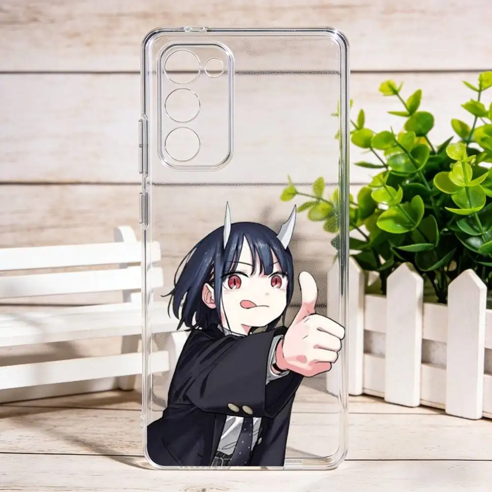 

RuriDragon Cute Ruri Aoki Phone Case For Samsung Galaxy S24 S25 S23 S22 S21 Plus S24 S25 Transparent Cover Case