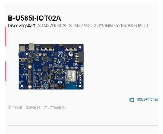 

Комплект B-U585I-IOT02A DISCOVERY, STM32U585AI, плата разработки STM32
