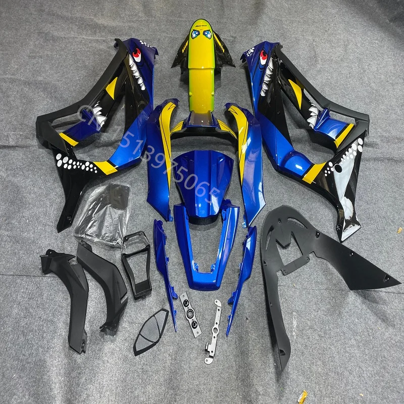 ABS Injection molding fairing Ninja 300  2013  2015 for Kawasaki Ninja Fairing  Ninja 300 13 15 blue black yellow fairing kit