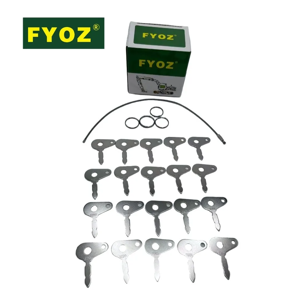 20PCS Ignition Key T250 For Case/New Holland/Skytrak/Ford Tractor For Massey Ferguson Excavator 960128M91 312305 3813361M1