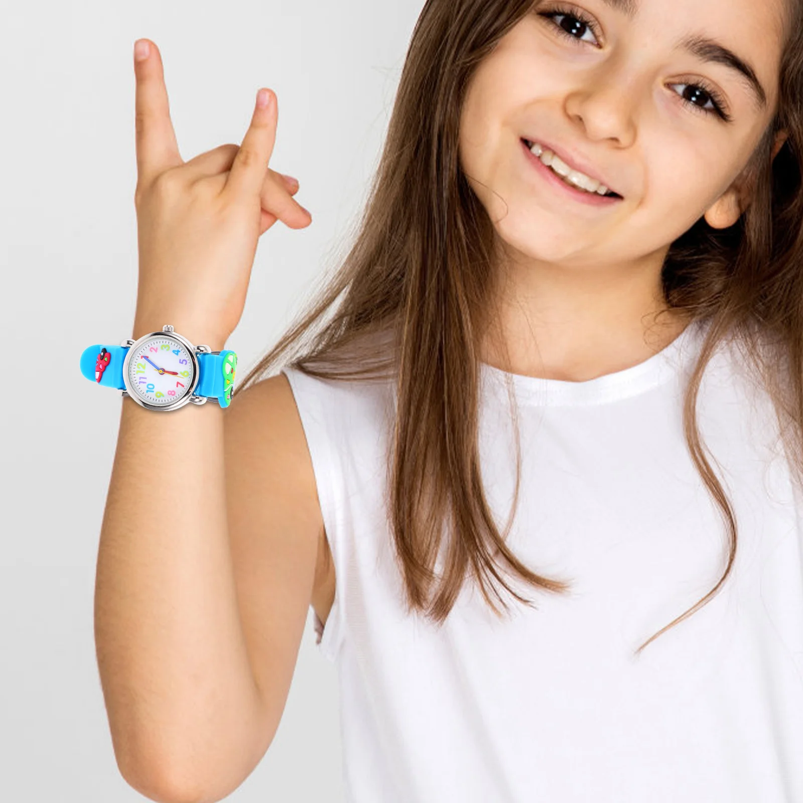 Cartoon Watch with Unique Engineering Vehicle Pattern Premium Material Comfortable Wear Stylish Gift for