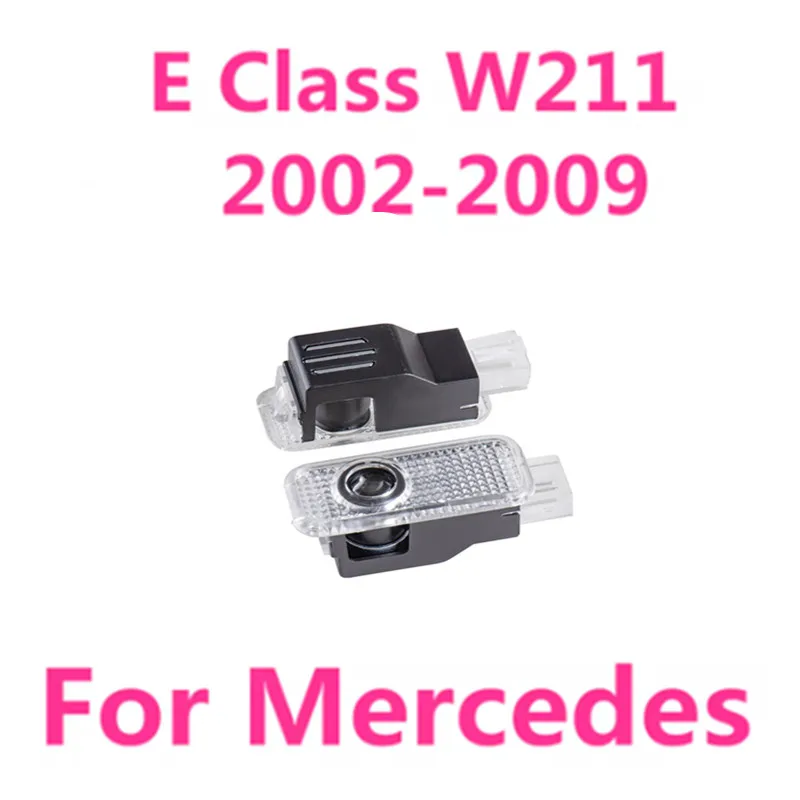 2Pcs For Mercedes Benz E Class W211 S211 2002 - 2009 2008 2007 2006 LED Car Interior Door Decoration Light Bulbs Auto Accessori