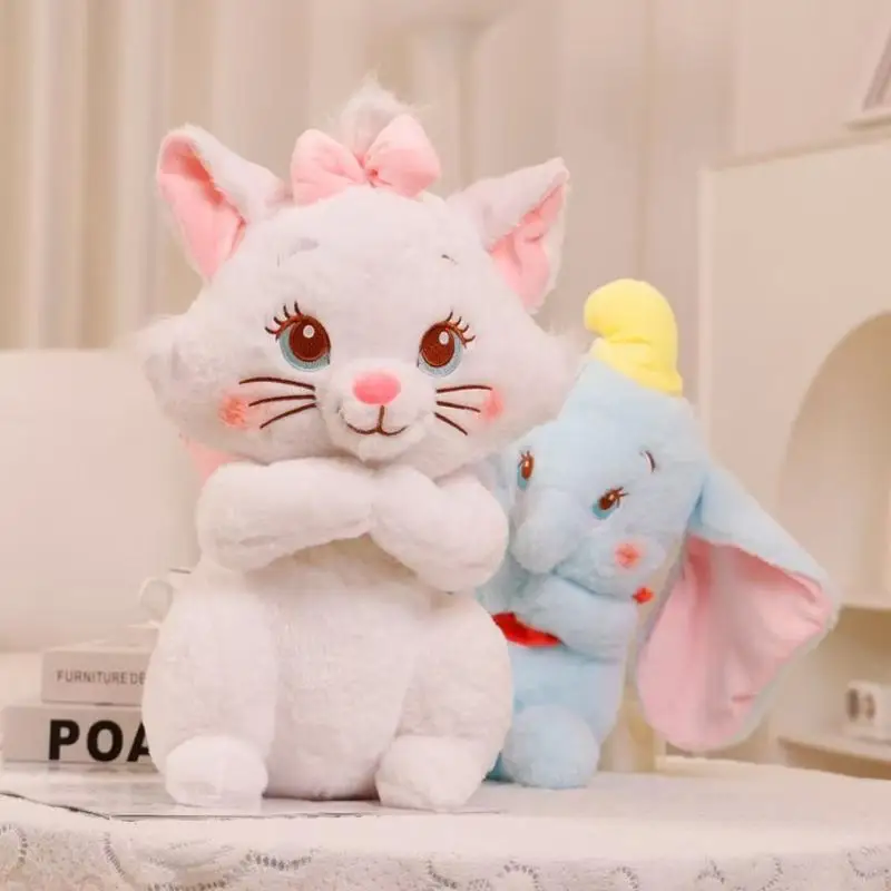 Tamanho grande disney marie gato boneca de pelúcia dumbo recheado pelúcia lance travesseiro kawaii brinquedos de pelúcia presentes para crianças