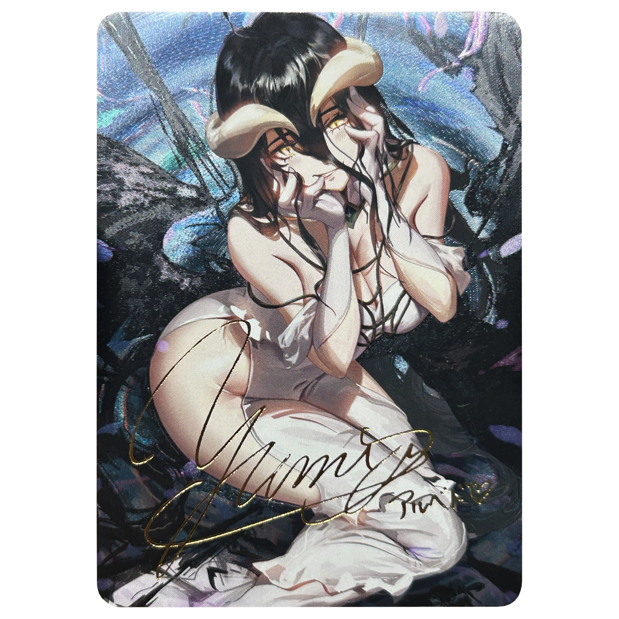 

Overlord Albedo фирменные флэш-карты для самостоятельного изготовления, классические игры, коллекционные аниме-карты, подарочные игрушки