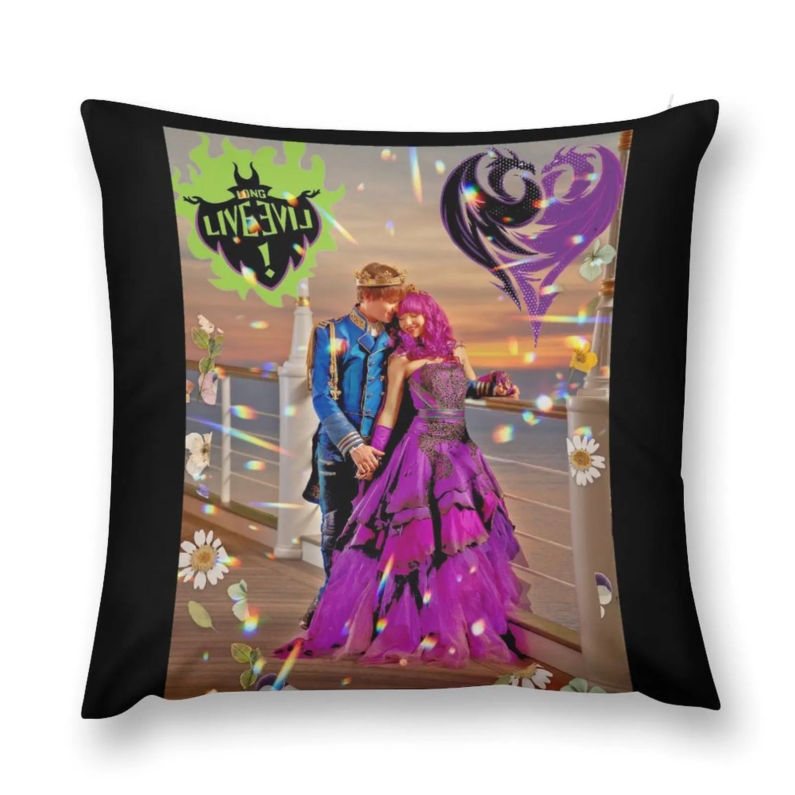 Descendants Throw Pillow christmas supplies autumn pillowcase Ornamental Pillow pillow