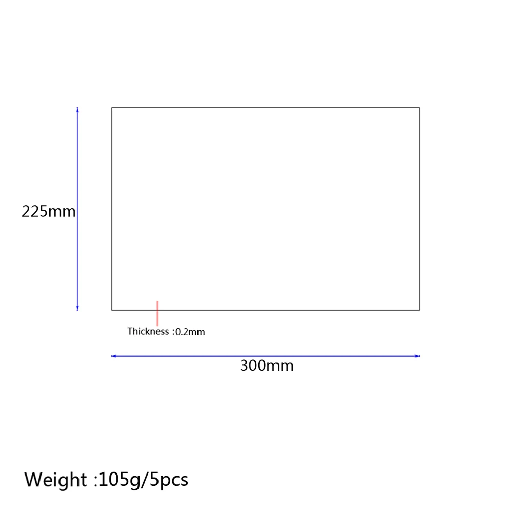 

5 pcs 300X200Mm Pure Copper Foil Sheets Conductive Paper For Soldering Grounding Emi Shielding Electrical Repair Stained Glass