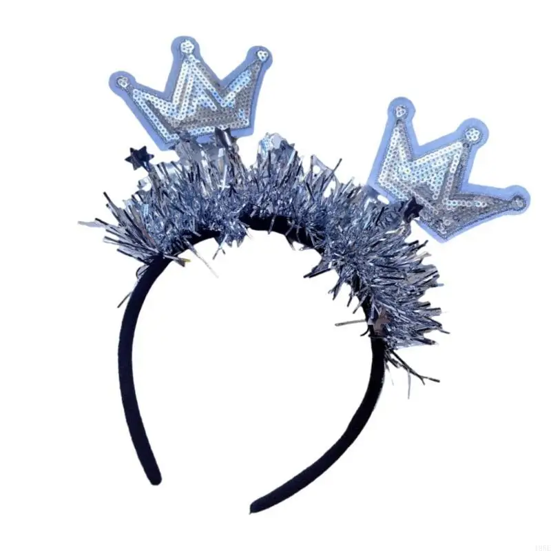 195E 2025 Năm Mới Mũ Lễ Hội Đính Hạt Cườm Mũ Trụ Ngày Lễ Đảng Cung Cấp Cho Trang Phục Hóa Trang