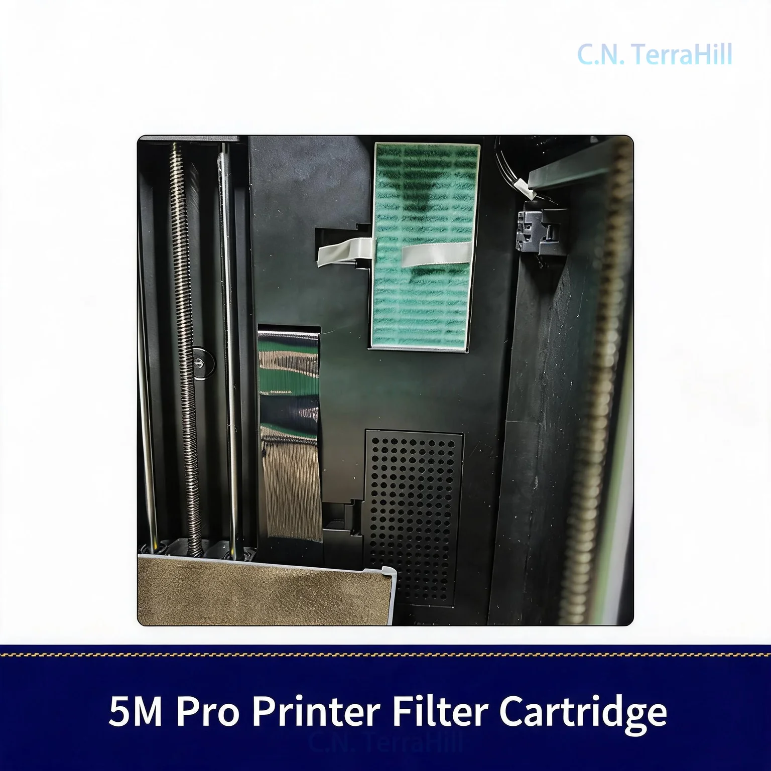 3D Printer Accessories Replacement Filter Core for Flashforge Adventurer 5M, Easy Installation